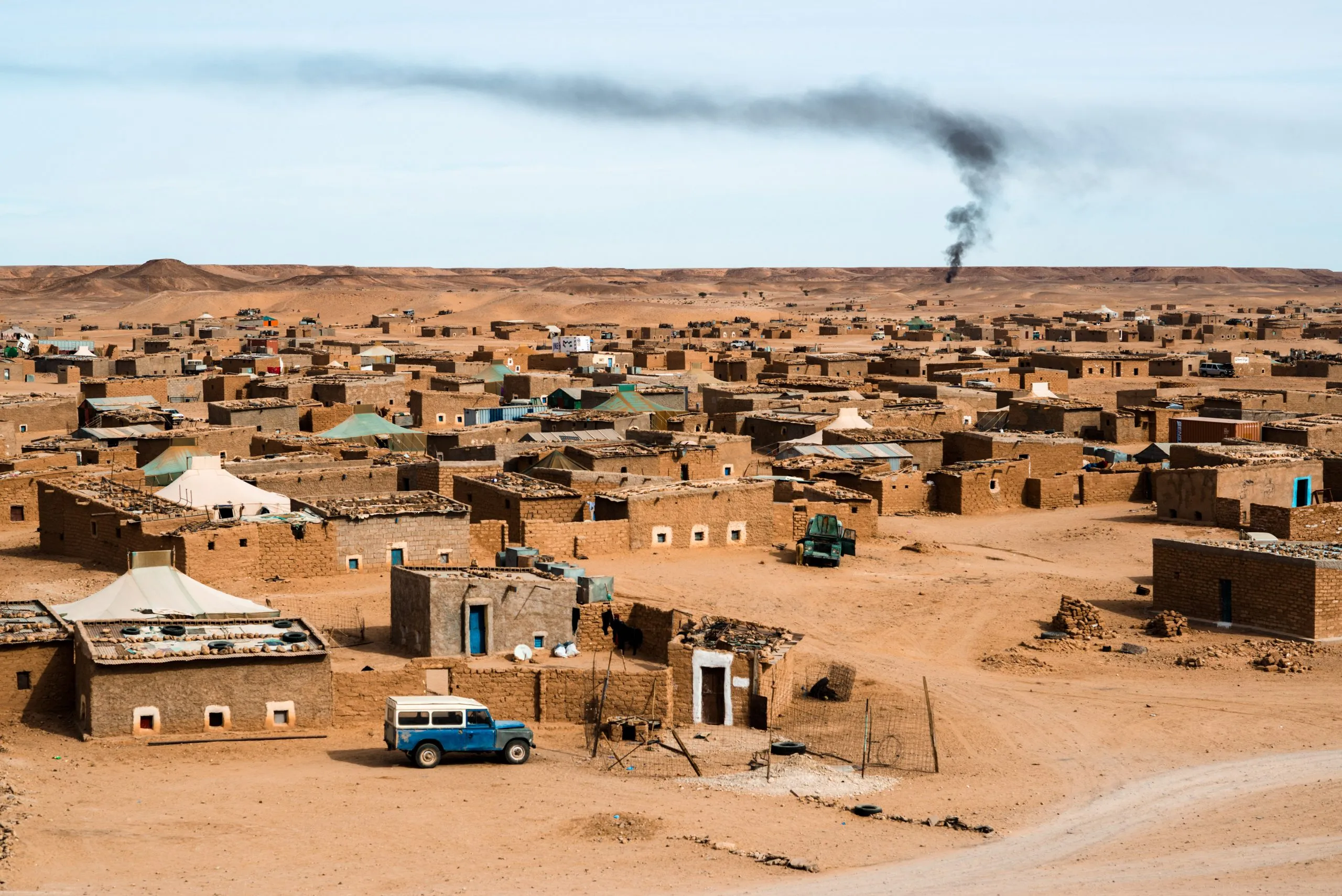 A Sahrawi refugee in the Tindouf camps of southwestern Algeria.